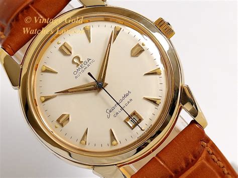 1950's omega seamaster gold|Omega Seamaster 1950s price.